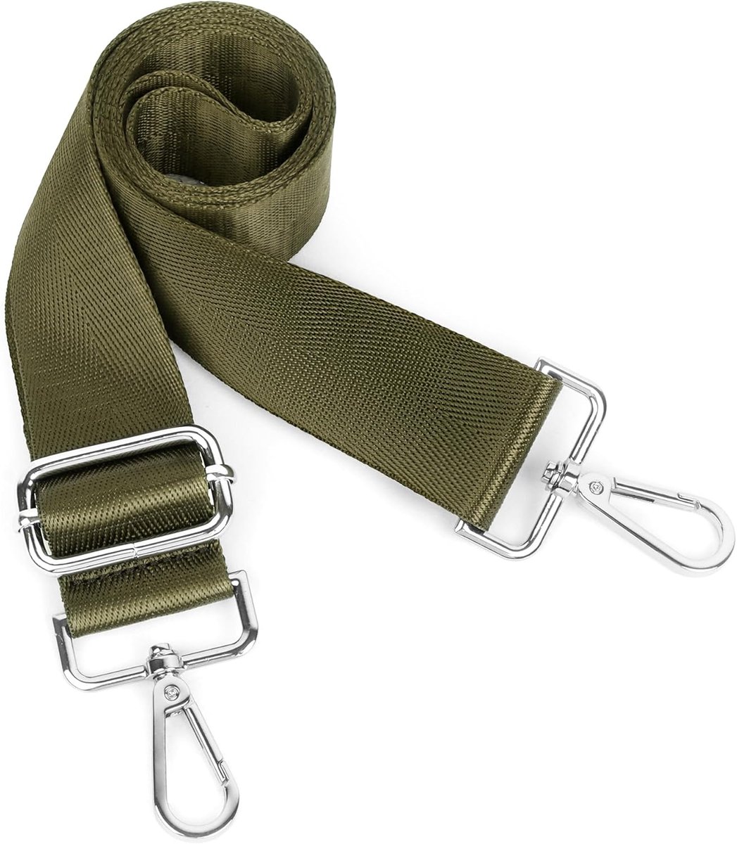 Olijfgroene Draagriem Tas 75cm-145cm | Comfortabele en Stijlvolle Schouderbanden