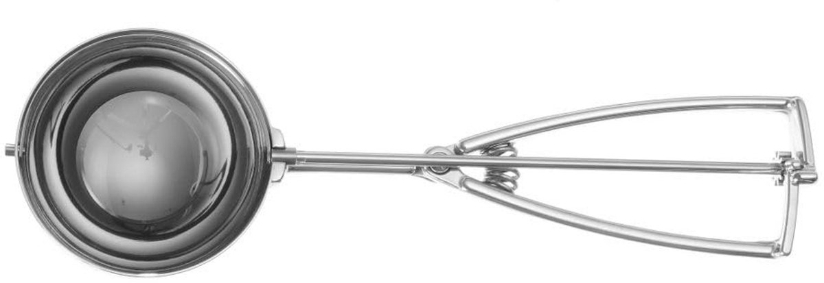Portioneerschep RVS voor ijs en puree - 1/8 - 80 mm