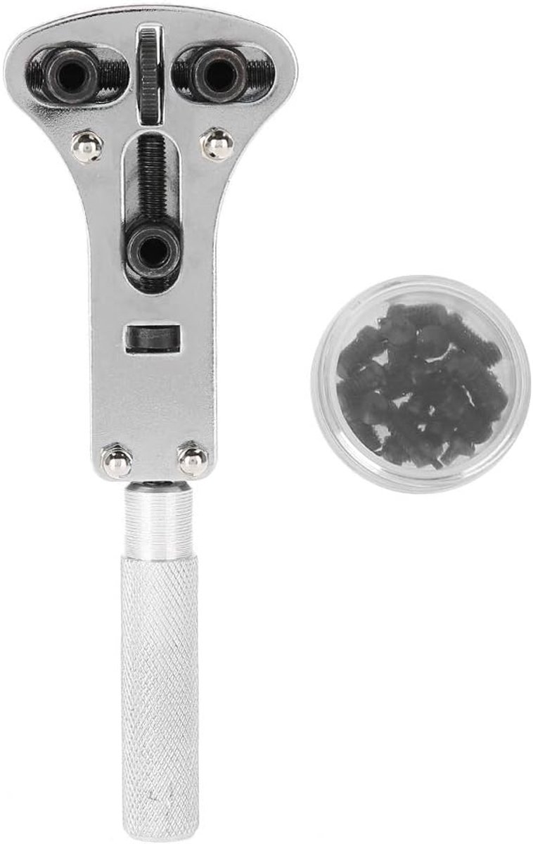 Verstelbare Horloge Back Case Opener - Universele Reparatietool voor Schroefdeksels