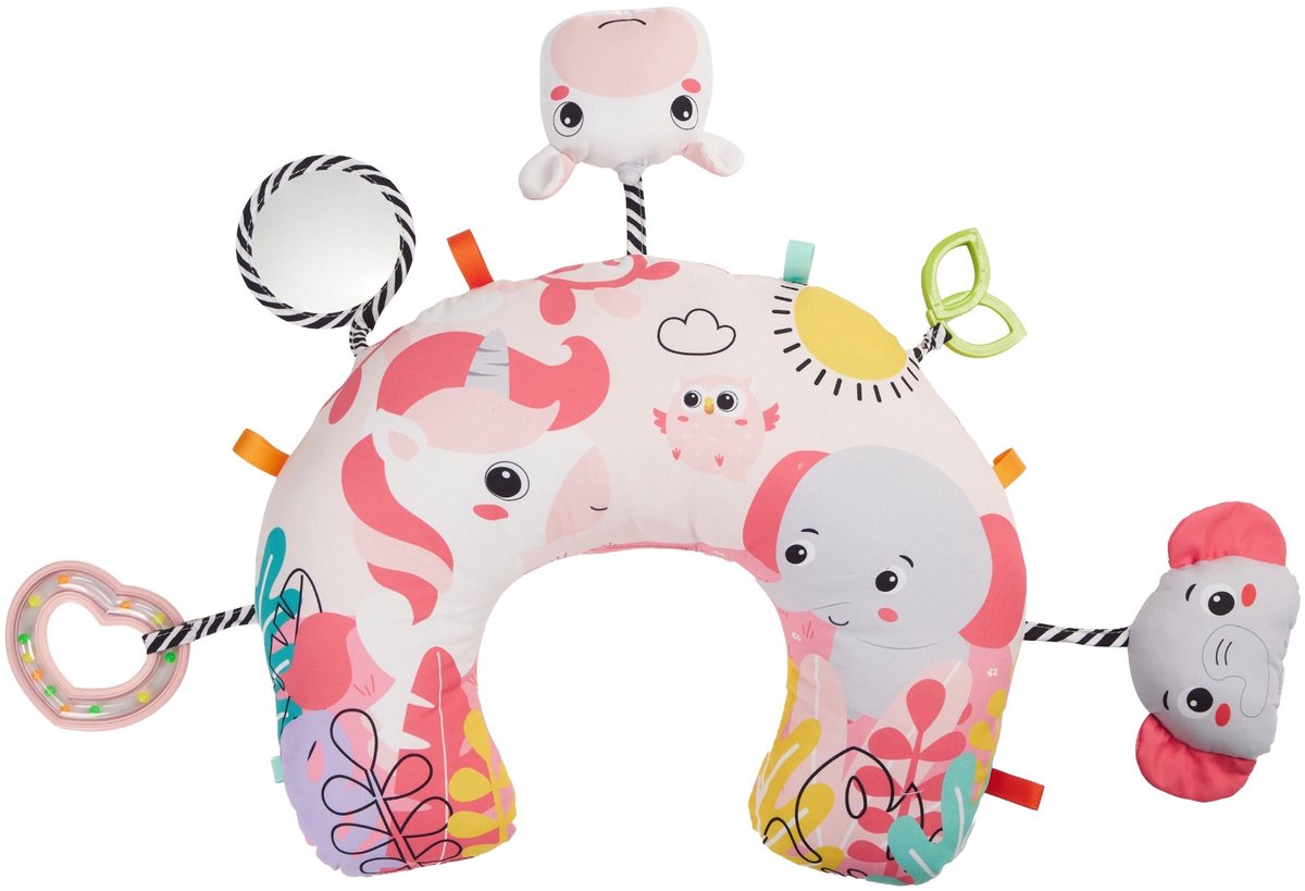 Eco Toys Roze Paard Buiktrainer