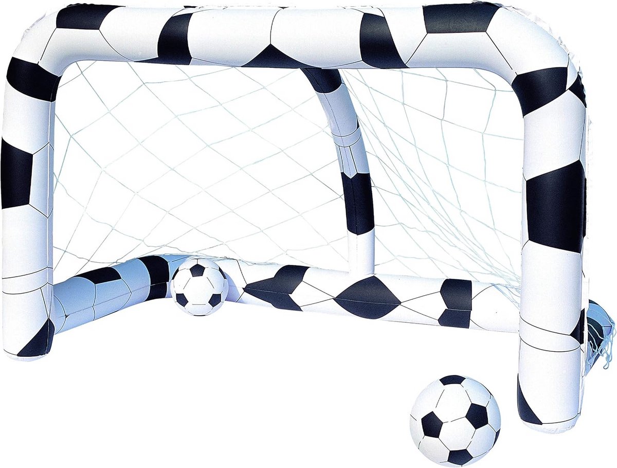 Voetbaldoel met 2 ballen - Ideaal voor buiten spelen