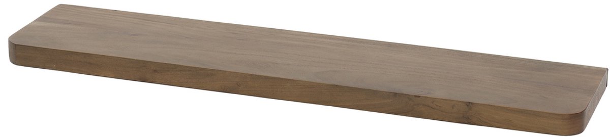 Giga Living Wandplank Carve - Bruin Hout - 90x20x4cm