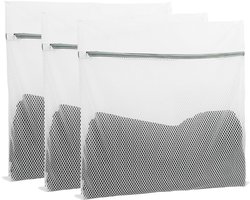 Gsedaox-Waszak Voor Fijne Was - laundry bag - Waszakken Van Gaas - Groot Formaat / Fijne Mesh / 3 Stuks - Voor Wasmachine En Reizen