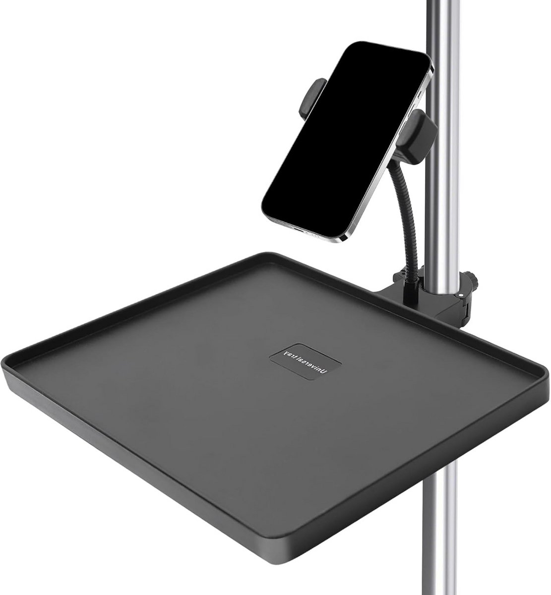 Verstelbare Microfoonstandaard met Telefoonhouder voor Livestreaming en Opnames