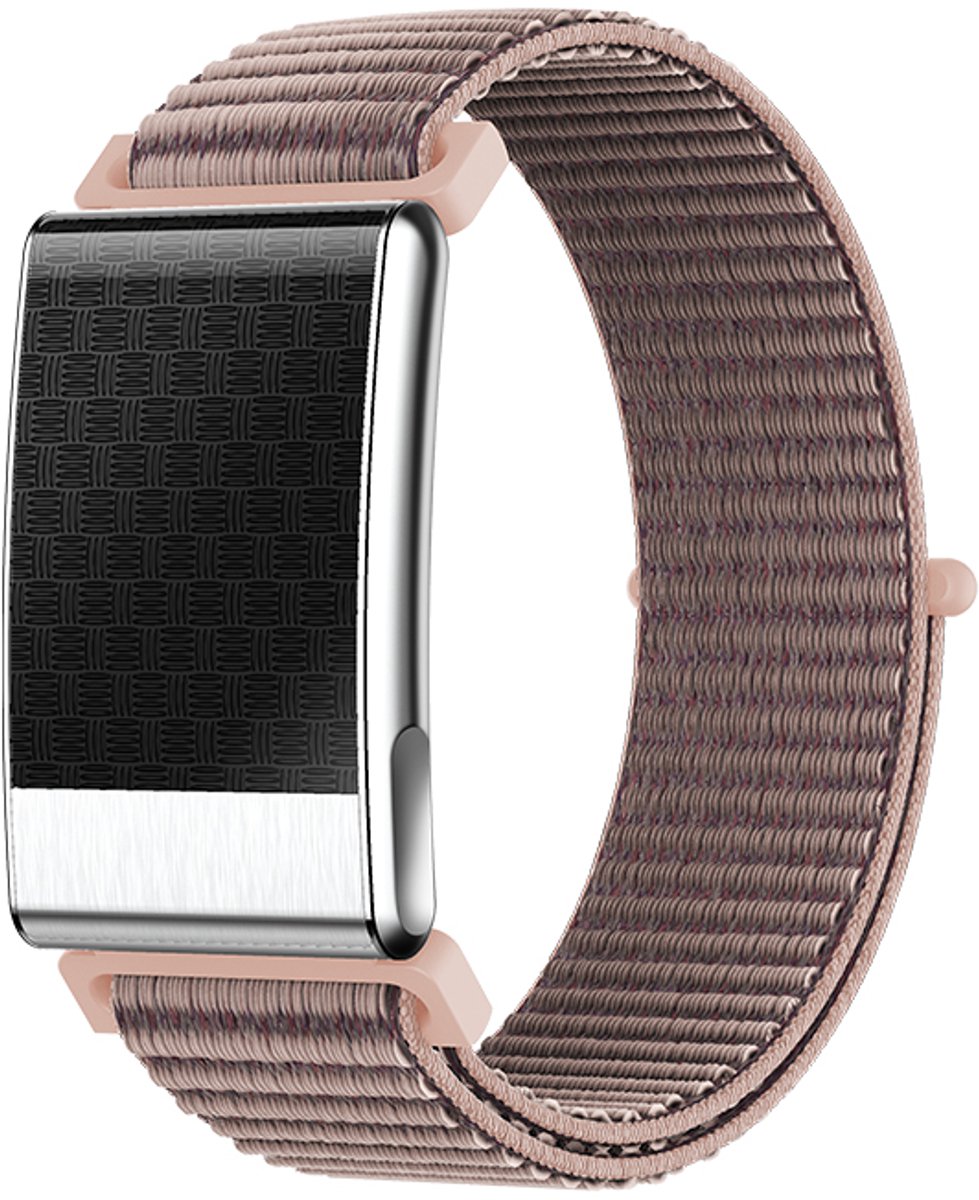 WizBay Premium Select® Smart Bracelet - Screenloze Gezondheidsarmband - ECG - HRV - Hartslag - Zuurstof - Temperatuur - Glucosetrends - BMI - iOS en Android - IP68 - Zilver Rosé