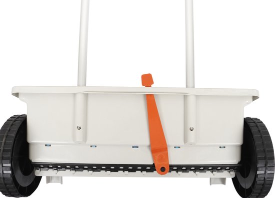 HOME It® Strooiwagen 12L - Zoutstrooier & Kunstmeststrooier - Kalk / Graszaad - Instelbaar 1-10 - Strooireedte 47 cm van HOME It® — afbeelding 4