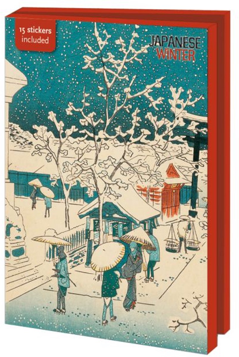 Kaartenmapje met env, groot: LMC0493 - Japanese Winter