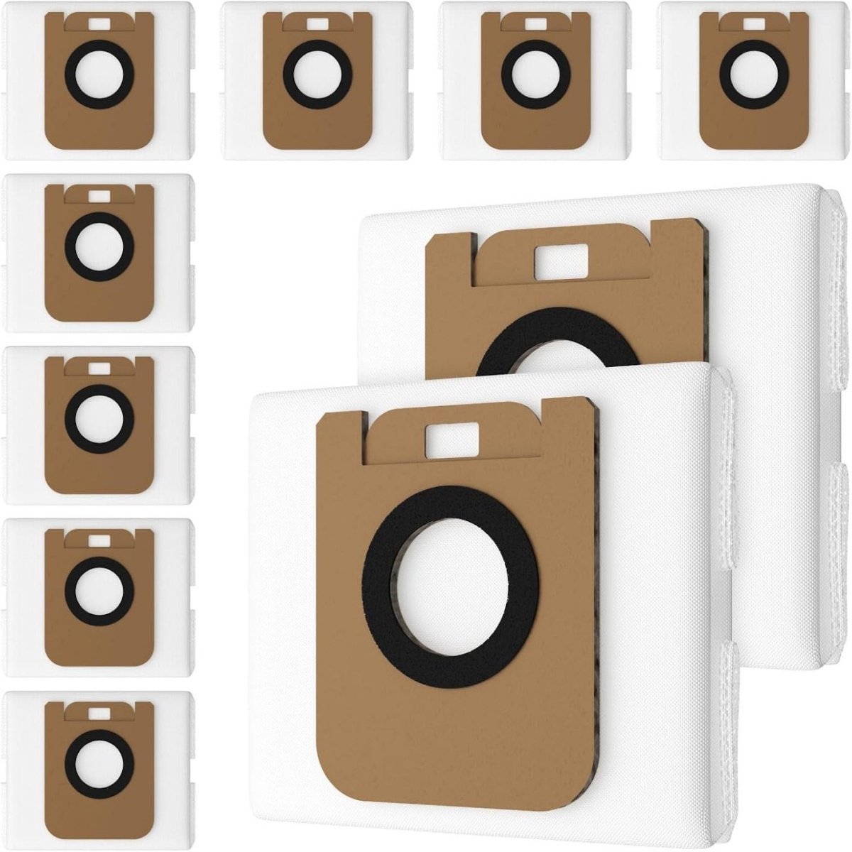 GelldG Stofzuigerzakken - 10 stuks - Geschikt voor Dreame D10 Plus / D10s / Z10 Pro / L10 robotstofzuigers - Vervangingsonderdelen
