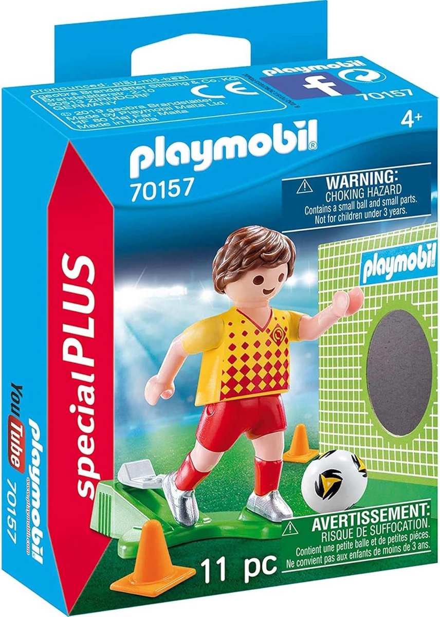 Voetbalspeler met Doelwand Speelset voor Kinderen