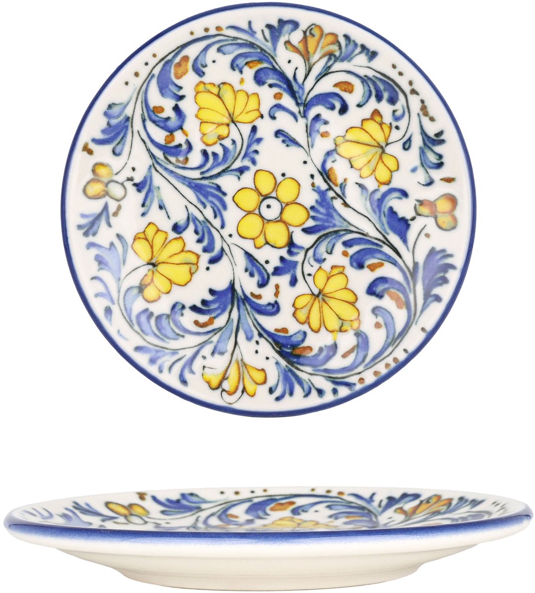Bonna Dessertbord - Albufera - Porselein - 15 cm - set van 6