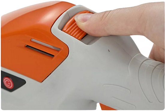 MOZY® - Gras- en Heggenschaar - Oranje - Snoeien en Trimmen - Elektrische Trimmer - Grasschaar - Buxusschaar - Struikschaars - Tuingereedschap - Grastrimmer van Merkloos	 — afbeelding 2