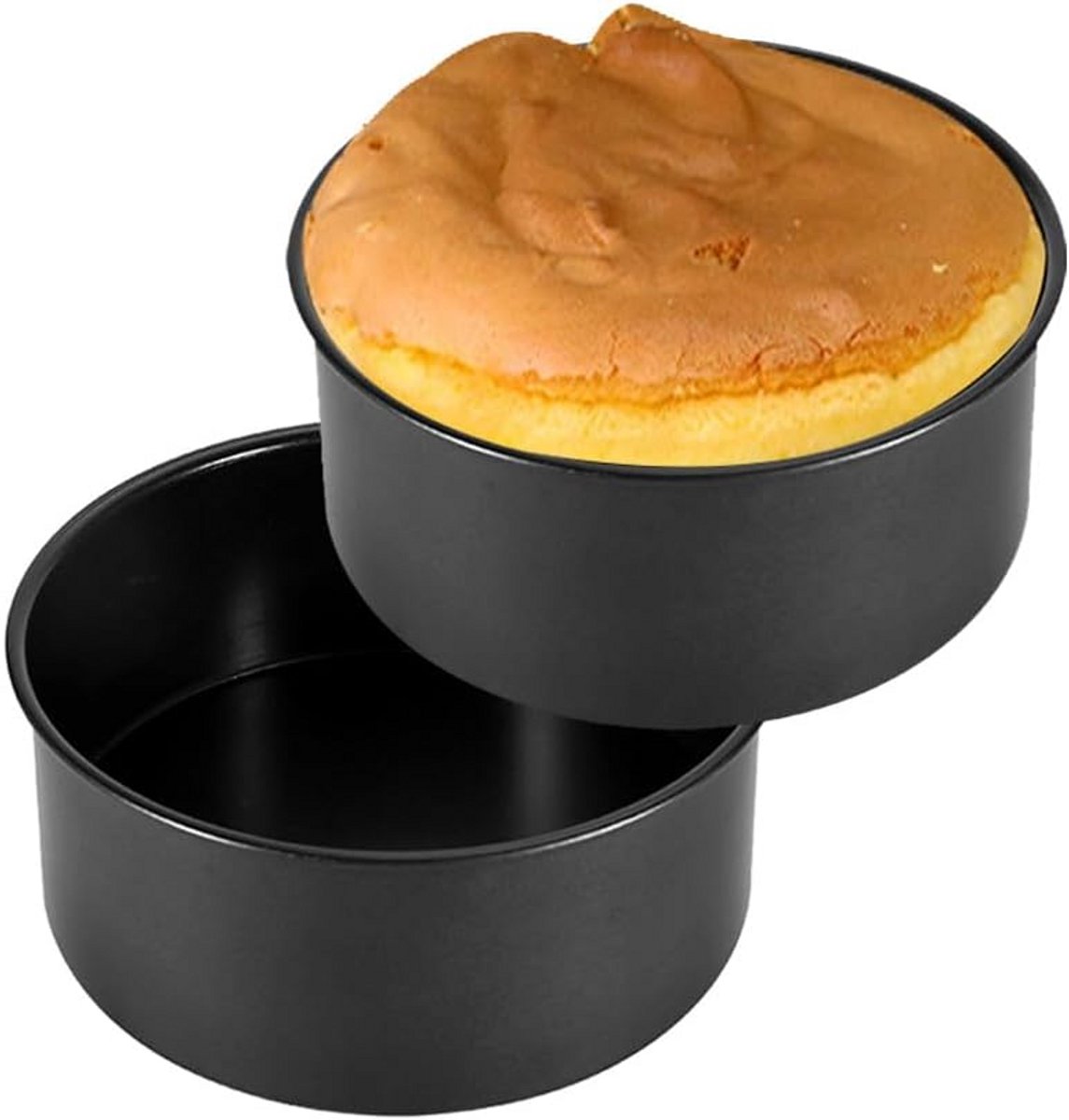 Set van 2 Ronde Springvormen 10 cm met Antiaanbaklaag