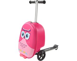 VEVOR Scooterkoffer max. 50 kg Reiskoffer Kinderen 20L Inhoud Roze