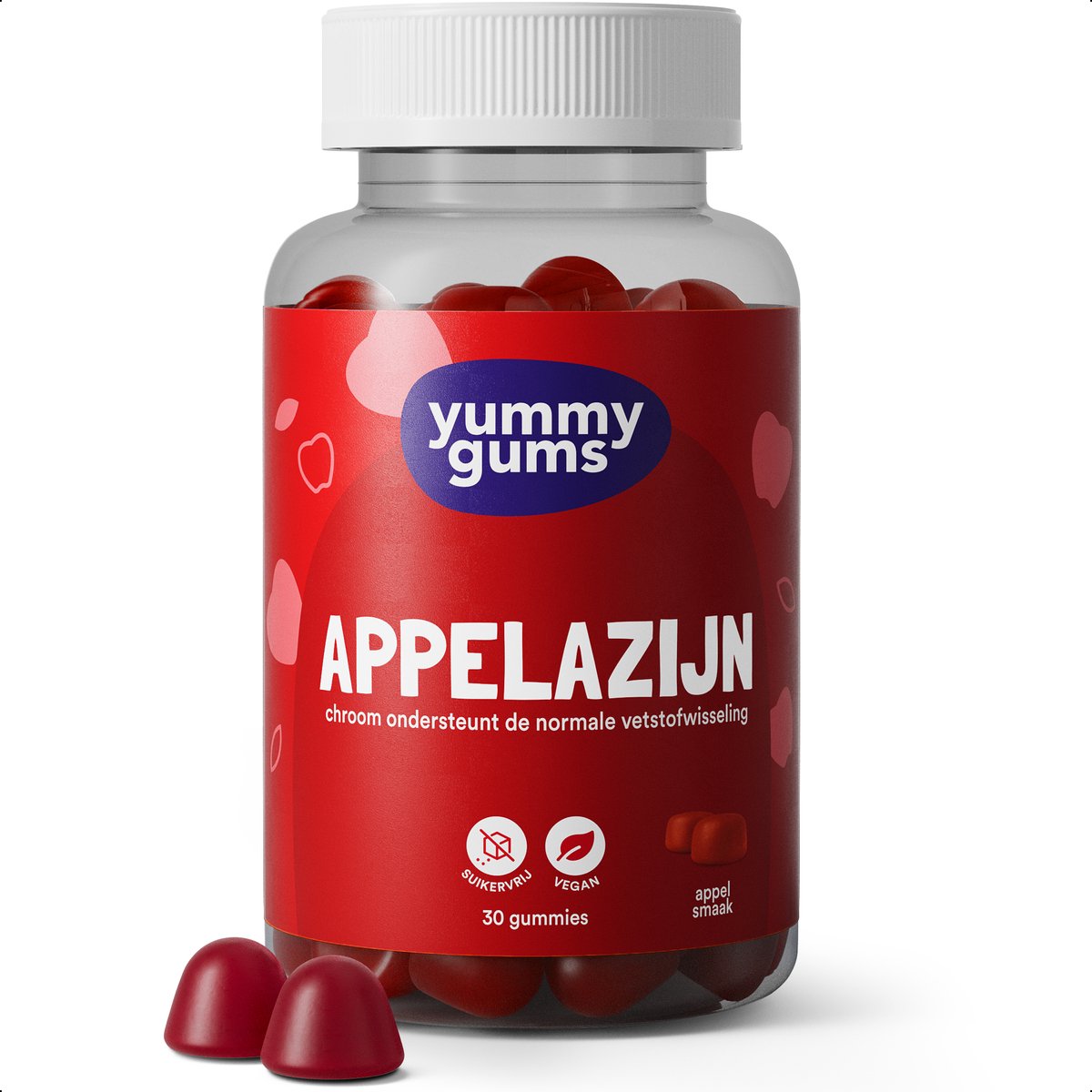 Yummygums - Appelazijn Gummies - Stofwisseling - 30 Gummies