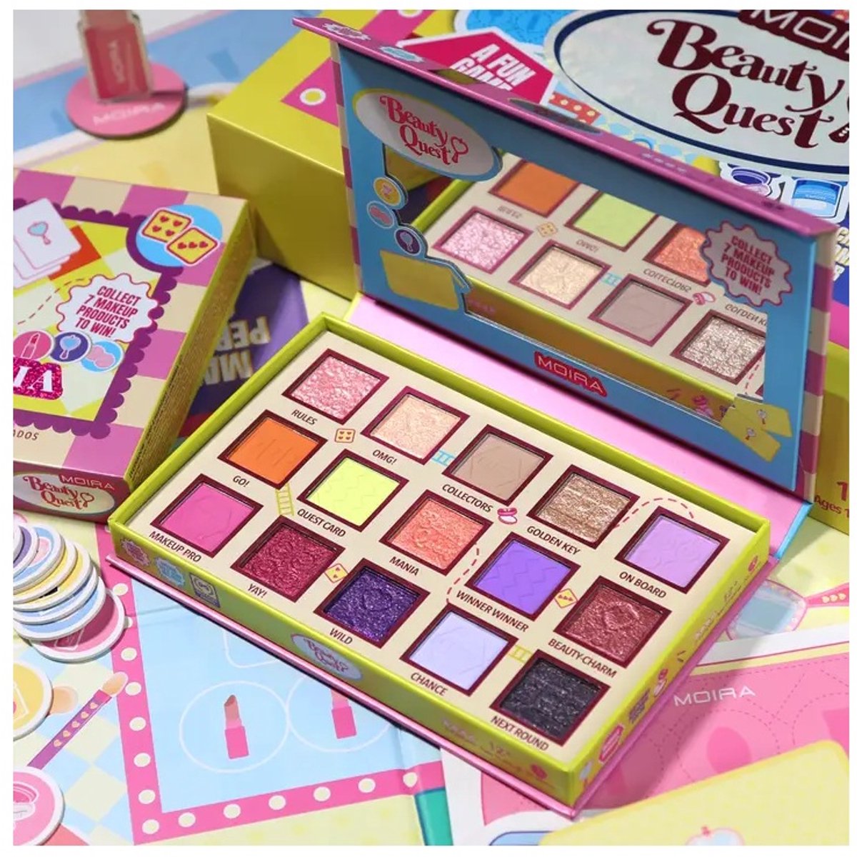 Moira - Palette - Mania - Oogschaduw - Poeder - Carnaval - Schmink - Vasteloavend