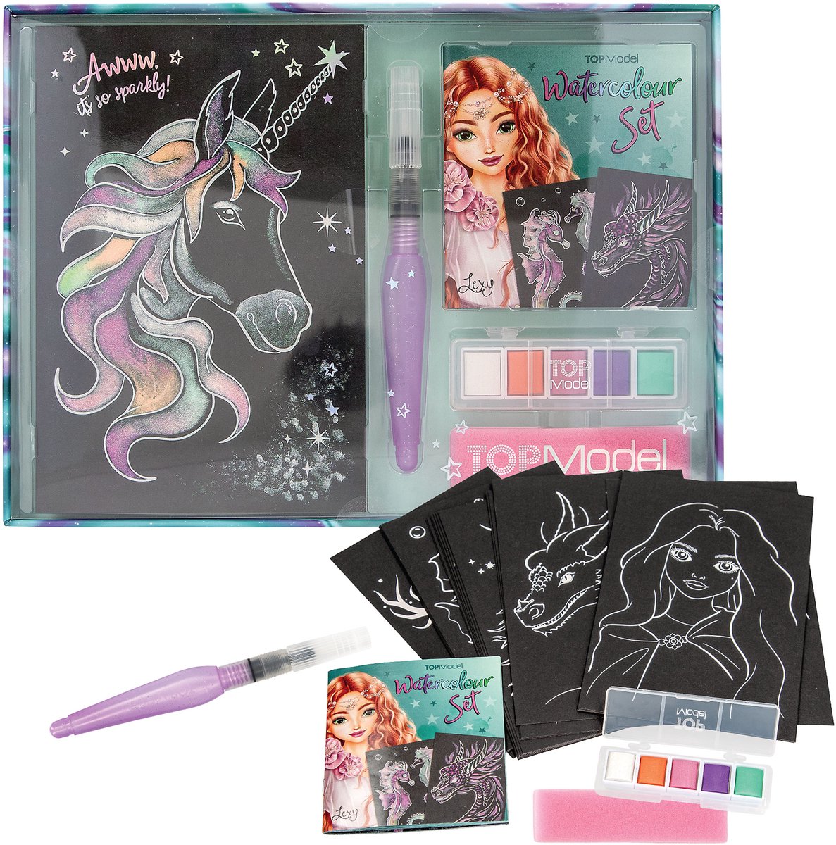 Depesche - TOPModel metallic watercolour set