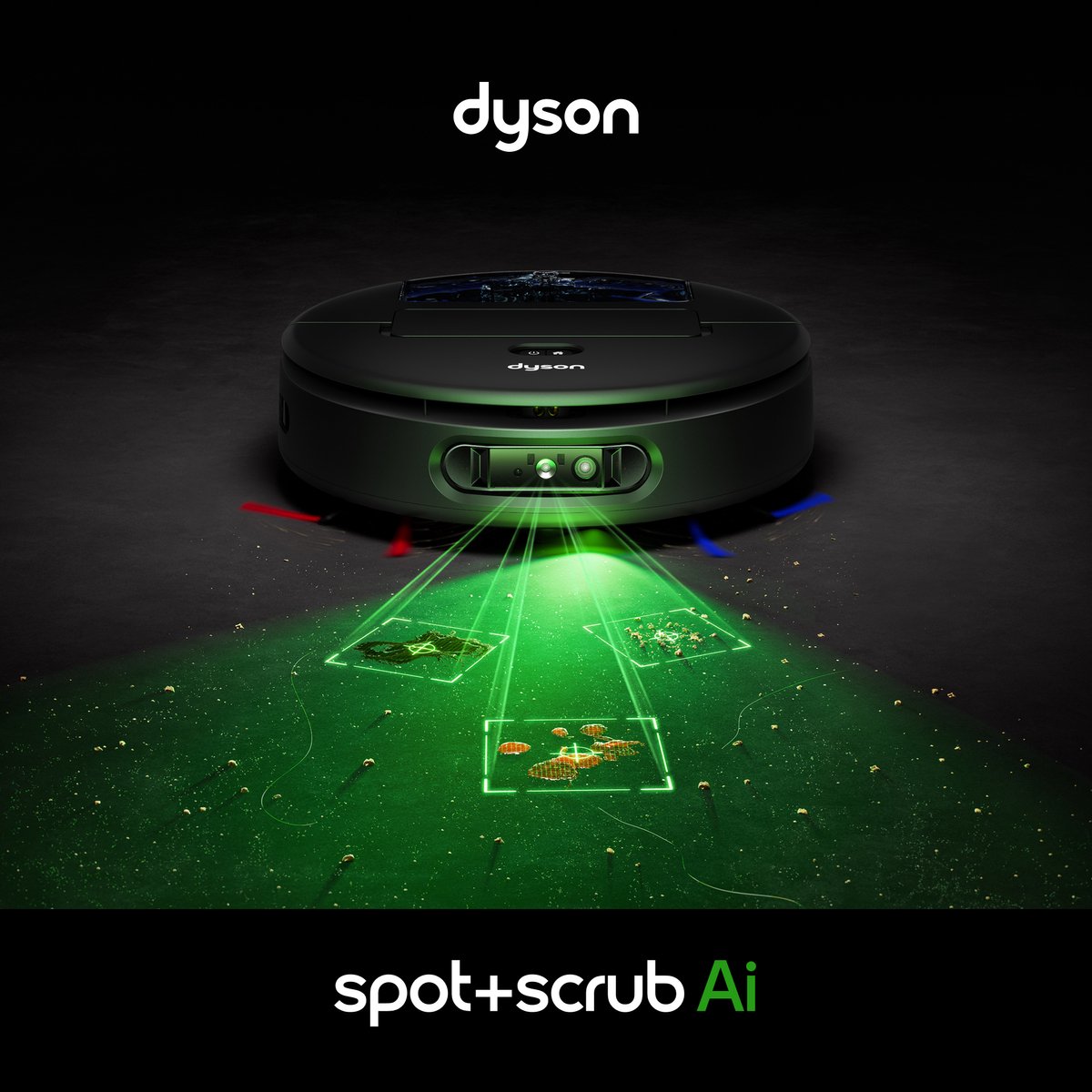 Dyson Spot+Scrub AI - Robotstofzuiger met Dweilfunctie - Dweilrobot - AI Vlekdetectie en Automatisch Leegstation - Zwart — afbeelding 4