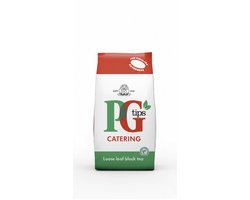 PG Tips 4 x 1,5 kg Premium Losse Zwarte Thee - Horeca Voordeelverpakking - 6 kg Totaal voor 480 Porties - Hoogwaardige Kwaliteit Ideal voor Catering & Grootverbruik met Kajal Sticker