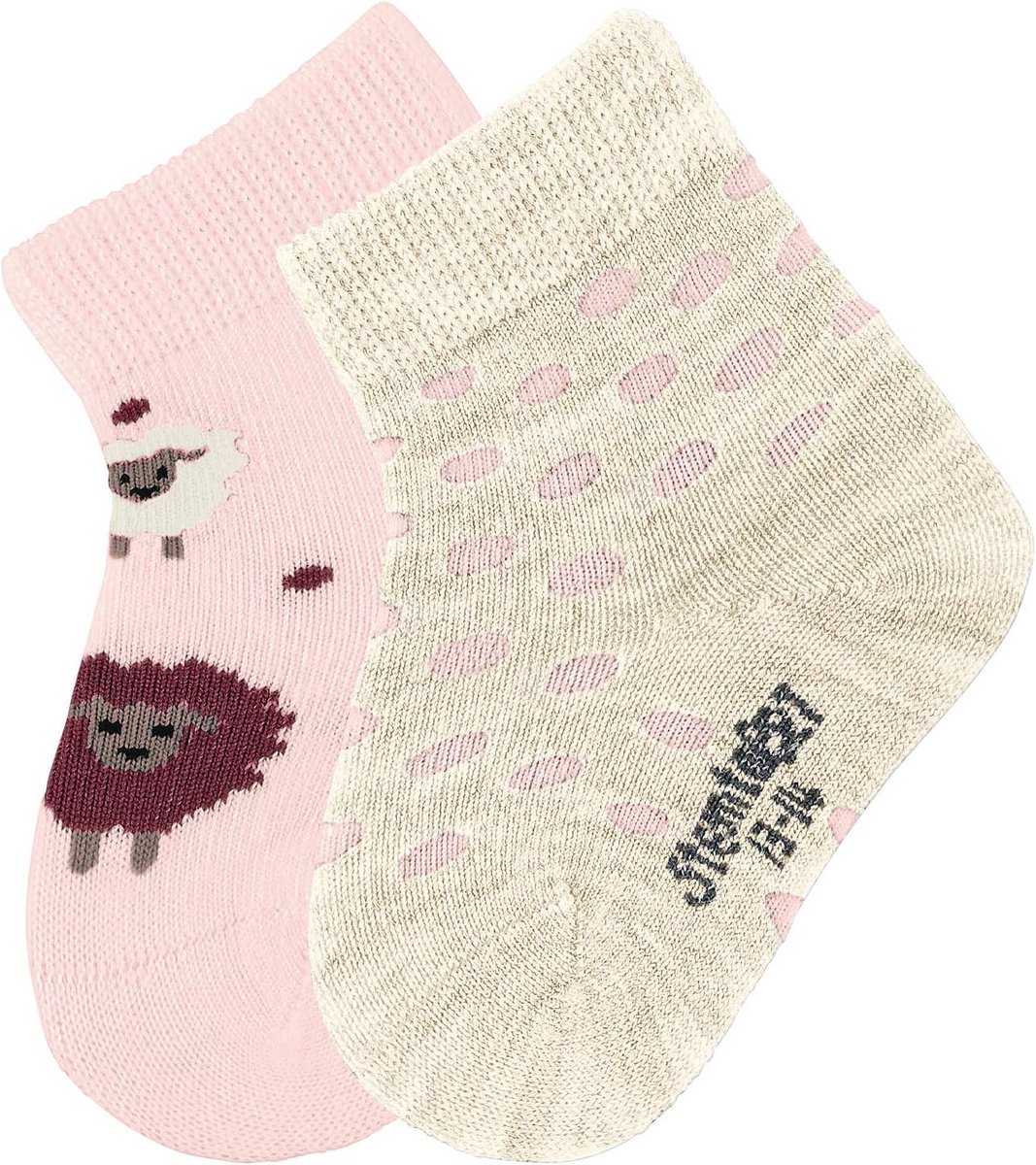 Set van 2 Baby Jongens Sokken met Schapenmotief