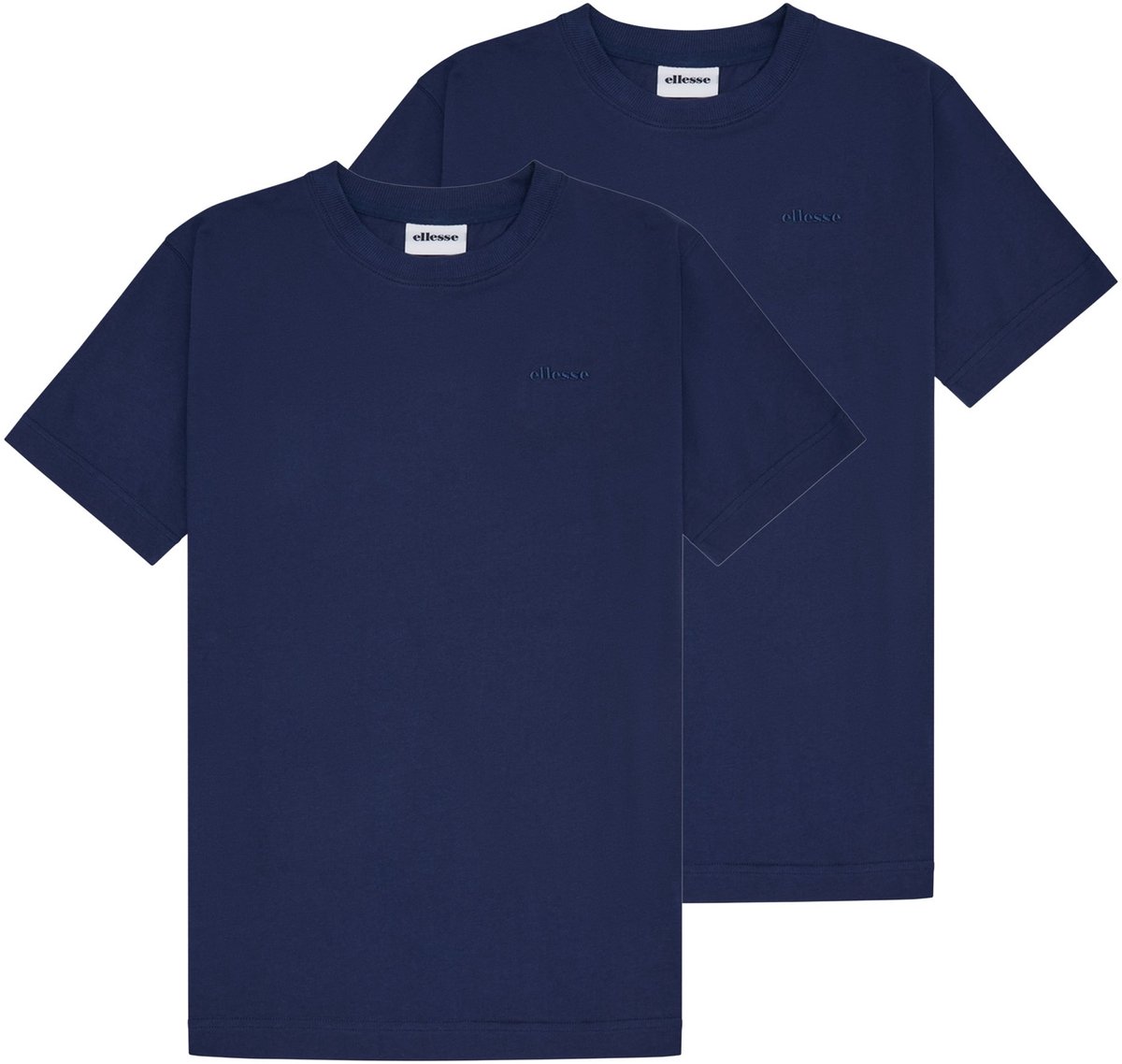 Ellesse T-shirt ACCIANO TEE 2P Set van 2 Blauw