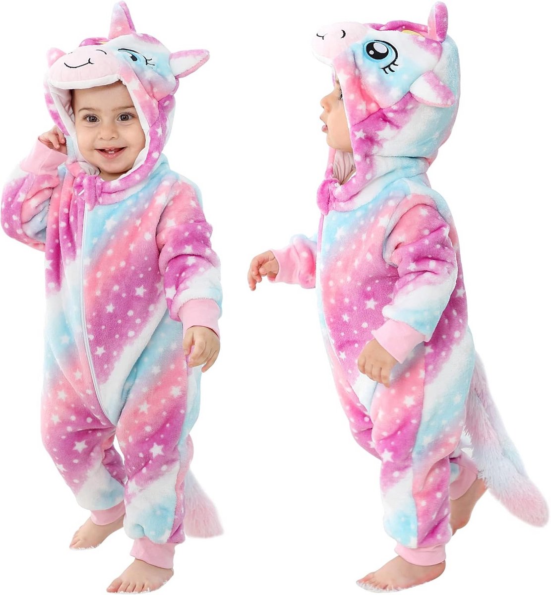 Baby Winter Jumpsuit met Capuchon voor Jongens en Meisjes (0-36 Maanden)