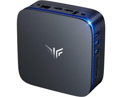 Krachtige Mini PC met N150 Processor, 8GB RAM, 256GB SSD en Ondersteuning voor Dual 4K Schermen