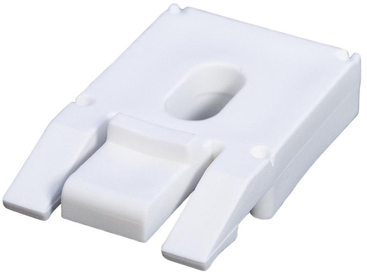 Vicrone® - Plafondsteun - aluminium gordijn rail - met sleufgat - Recht - 16 stuks