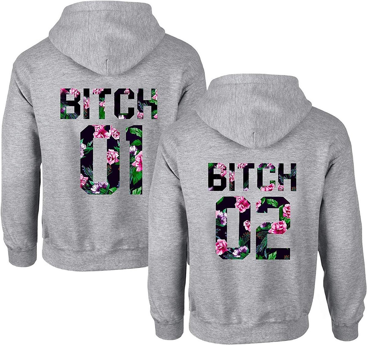 Dames Hoodie Trui met Capuchon voor Beste Vriendinnen