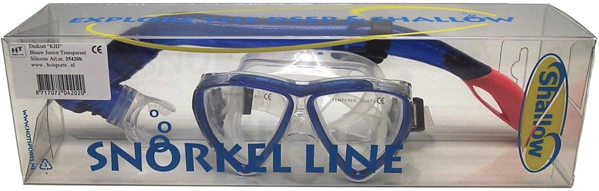 Shallow Duik-set kids blauw