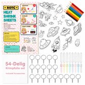 BOTC Shrink wrap set - 36 pièces - Krimpie Dinkie Package - Artisanat Krimpie Dimpie - Fabrication de Bijoux et de porte-clés