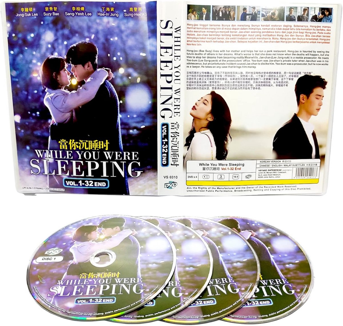 Complete Koreaanse Tv-Serie Box Set Inclusief Alle Afleveringen