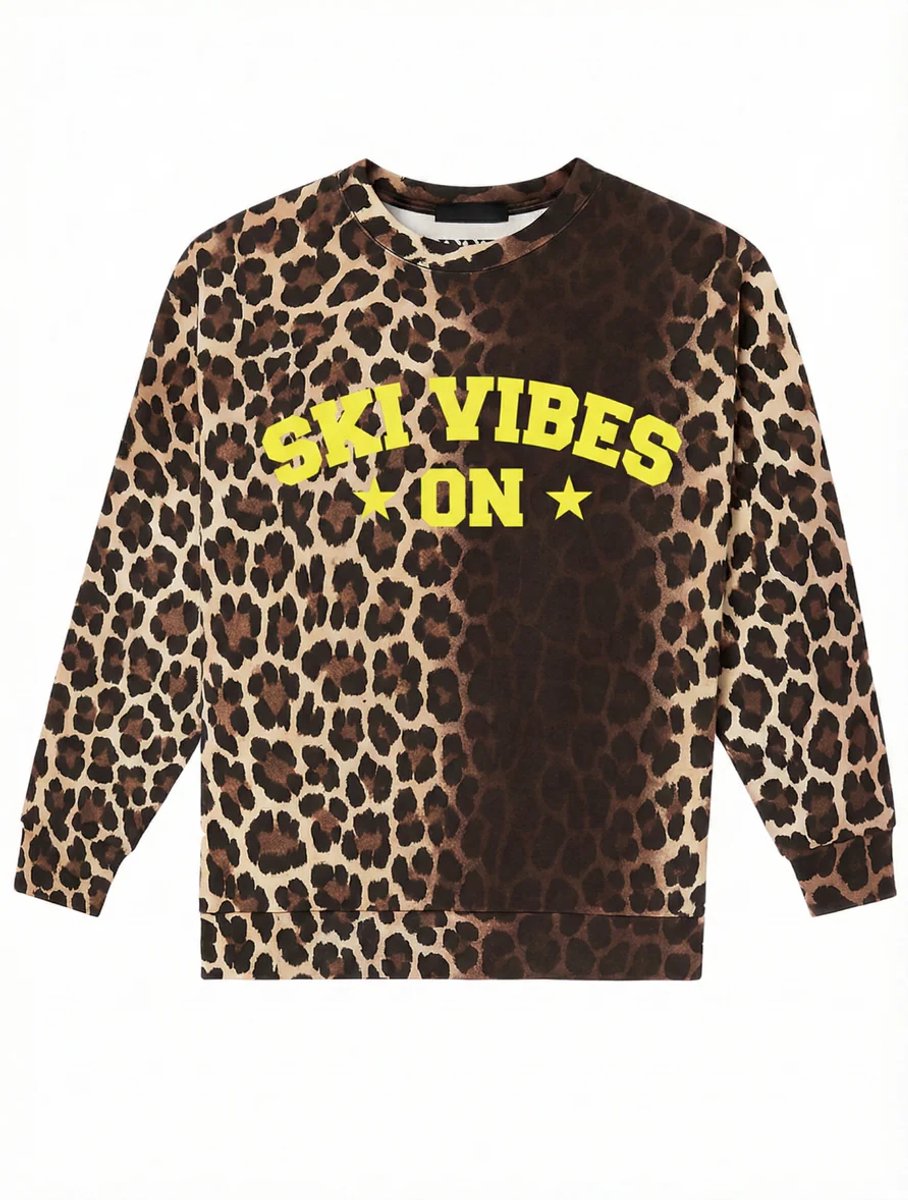 Pinned by K Ski Vibes - Leopard - Trui - M