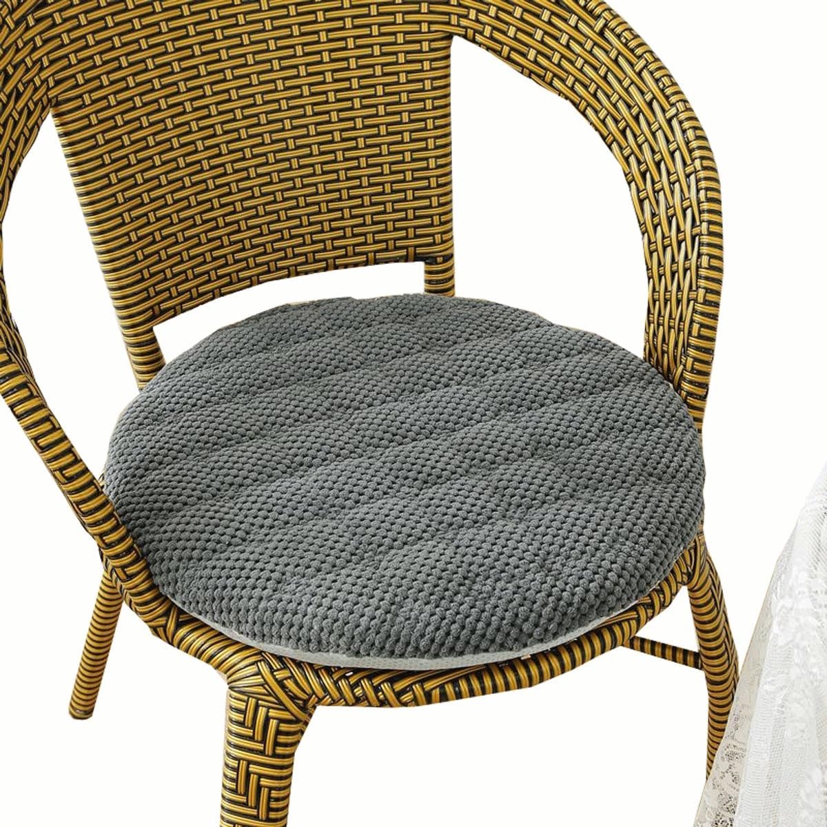 Ronde Stoelkussens met Anti-Slip voor Binnen en Buiten - Dik en Comfortabel