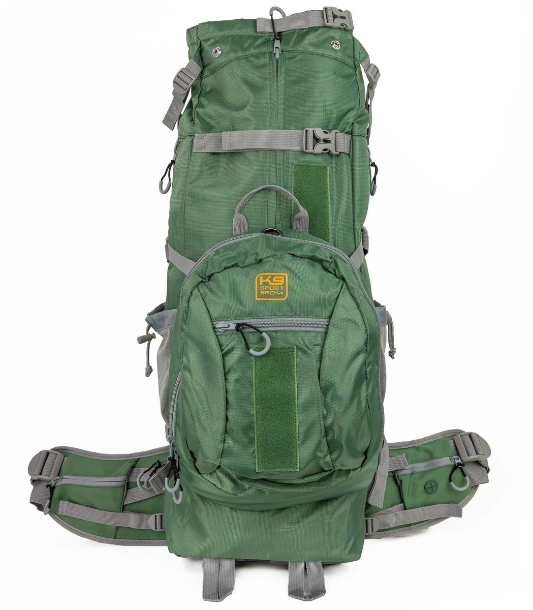K9 Sport Sack Kolossus XL Groen - Hondenrugzak - draagtas hond