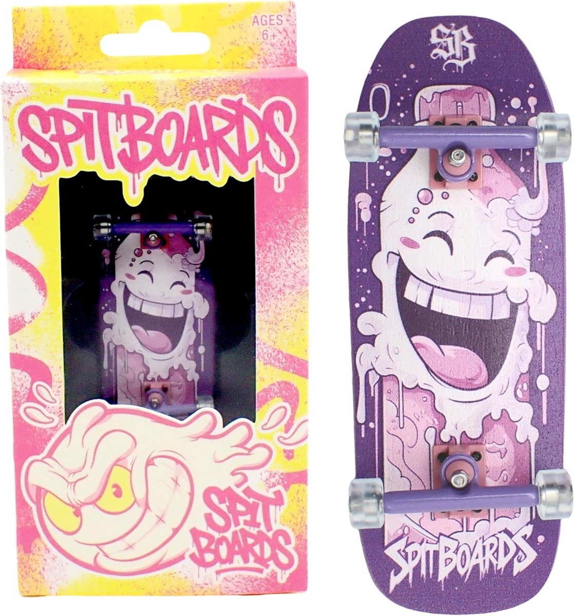 Complete Oldschool Fingerboard Cruiser Setup 34mm Pro Trucks en Zachte Urethaan Wielen