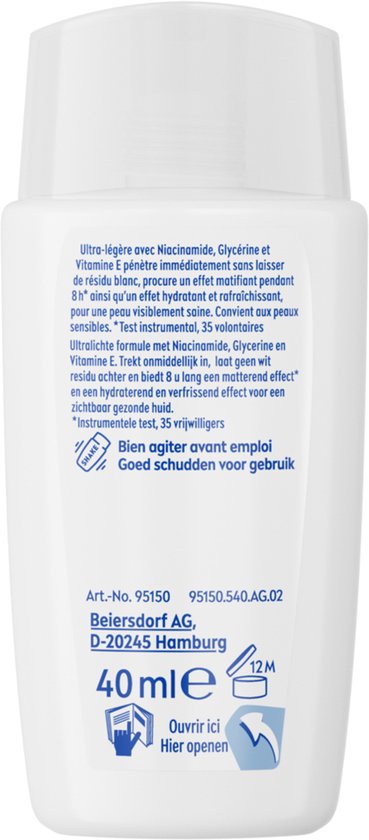 NIVEA SUN UV Face Invisible Daily Fluid Ultralichte Zonnebrand Gezicht SPF 50+ - Zonnebrandcrème - 40 ml