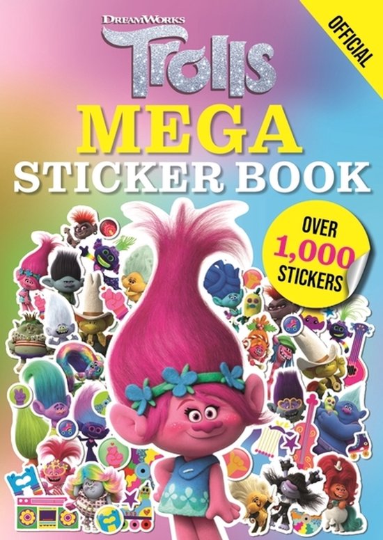 Trolls: Mega Sticker Book - cover