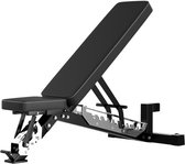 Banc de musculation réglable PH Fitness – Banc incliné – Charge maximale : 400 kg – Musculation professionnelle – Roues de transport incluses – Compact et stable – Salle de sport à domicile