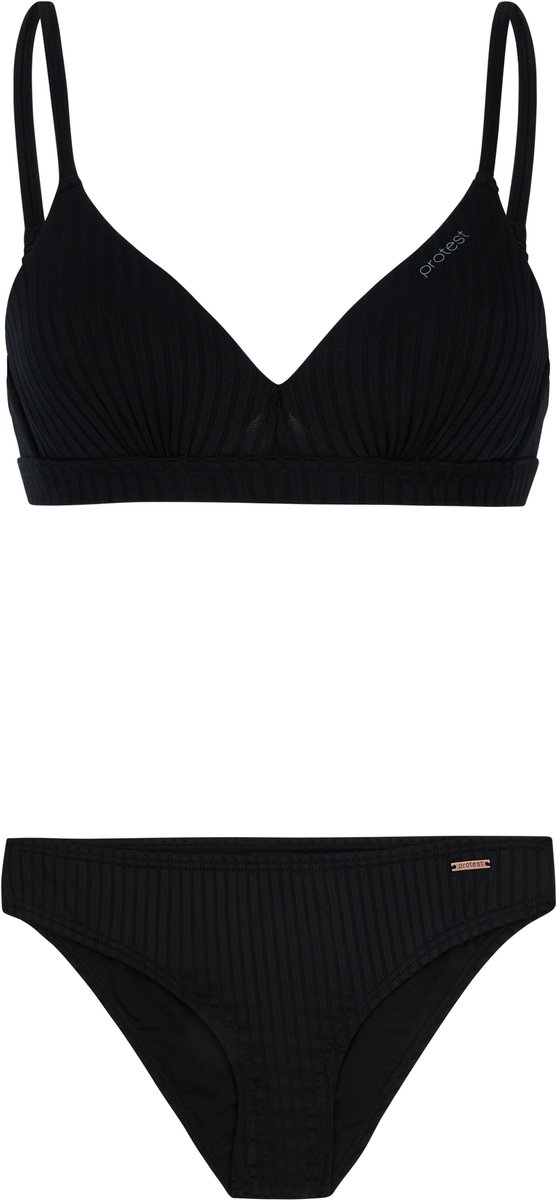 Protest Prtmanja – Beugel bikini set Dames – B&C&D-Cup – Verstelbare bandjes Zwart