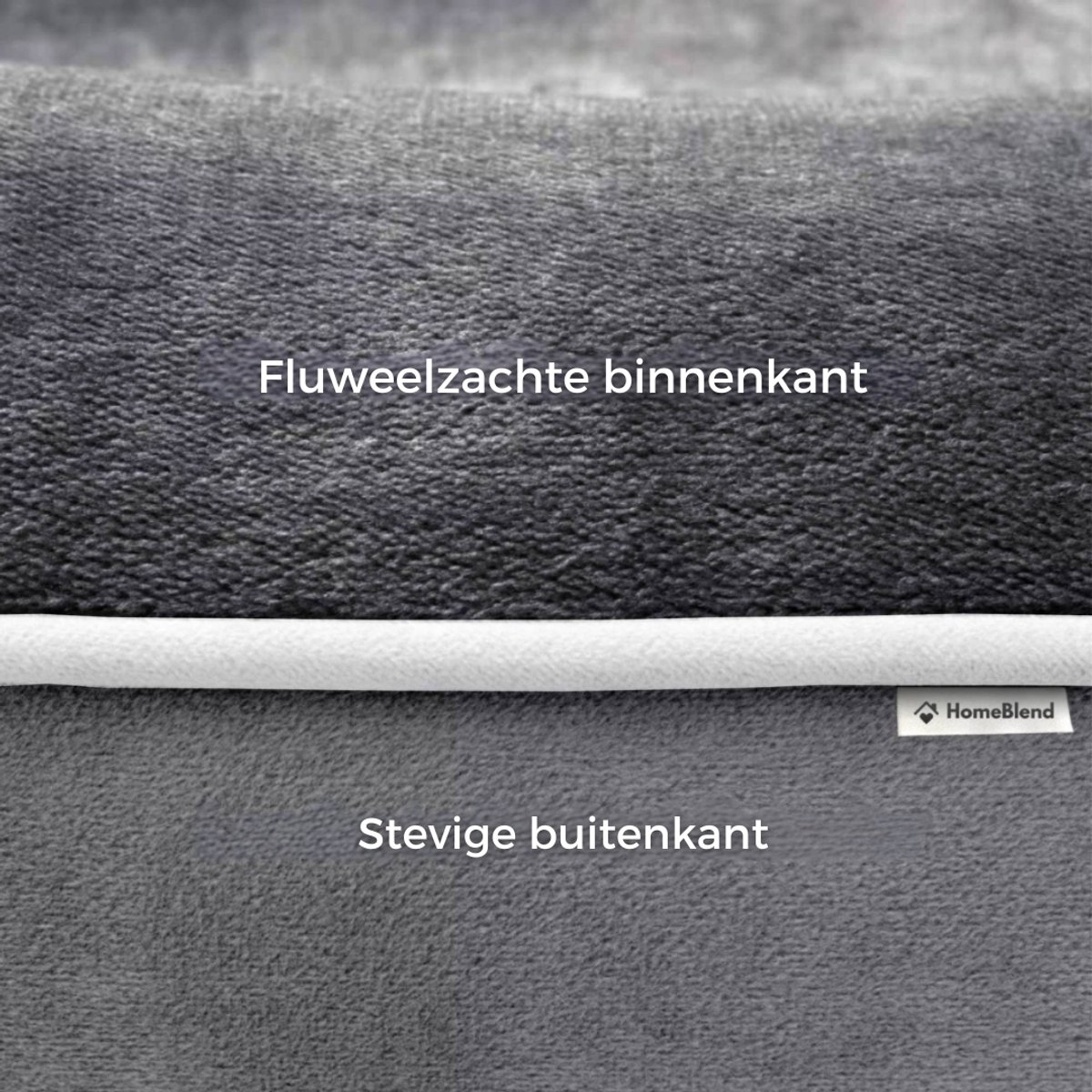 HomeBlend Orthopedische Hondenmand 71x59 cm - Hondenbed - Maat M - Dierenmand - Hondenbed - Hondenkussen - Voor kleine tot middelgrote honden – foto 8