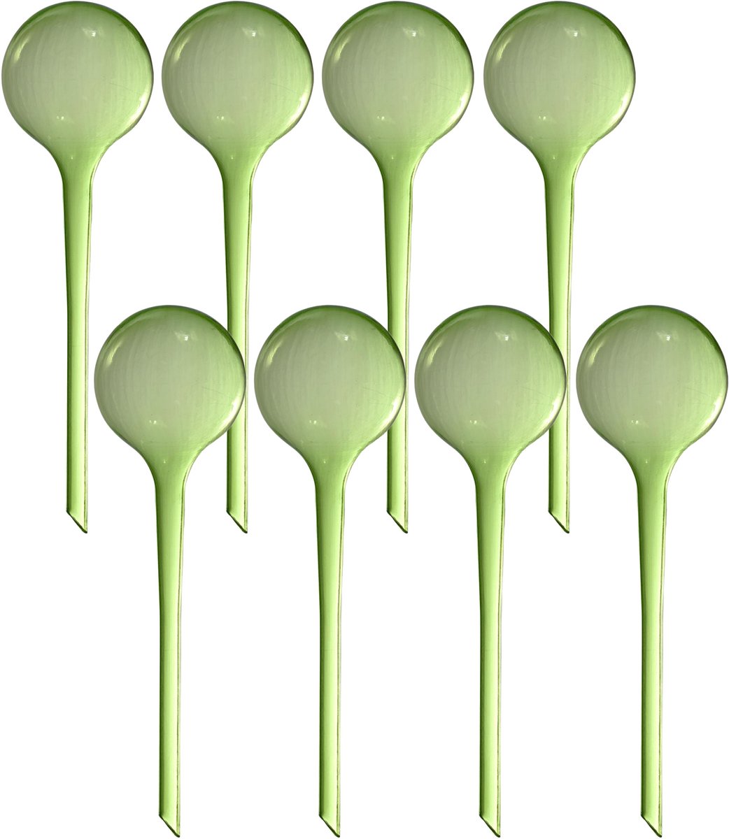 Planten Waterdruppelaar - 4x - groen - kunststof - 26 cm - planten water geven - druppelsysteem