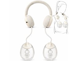 Artix Essentials Elektrische Handsfree Borstkolf - Draadloze Borstkolf met Warmte Nekband - Dubbel Kolf Apparaat - Breast Pump Kolfapparaten met Stembevestiging