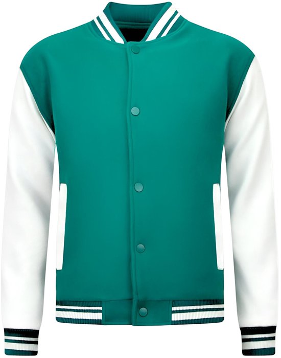 College Jackets Homme Classic - Vert
