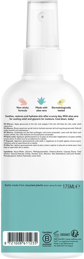 Cooling Aftersun Spray Fragrance Free - 175ml