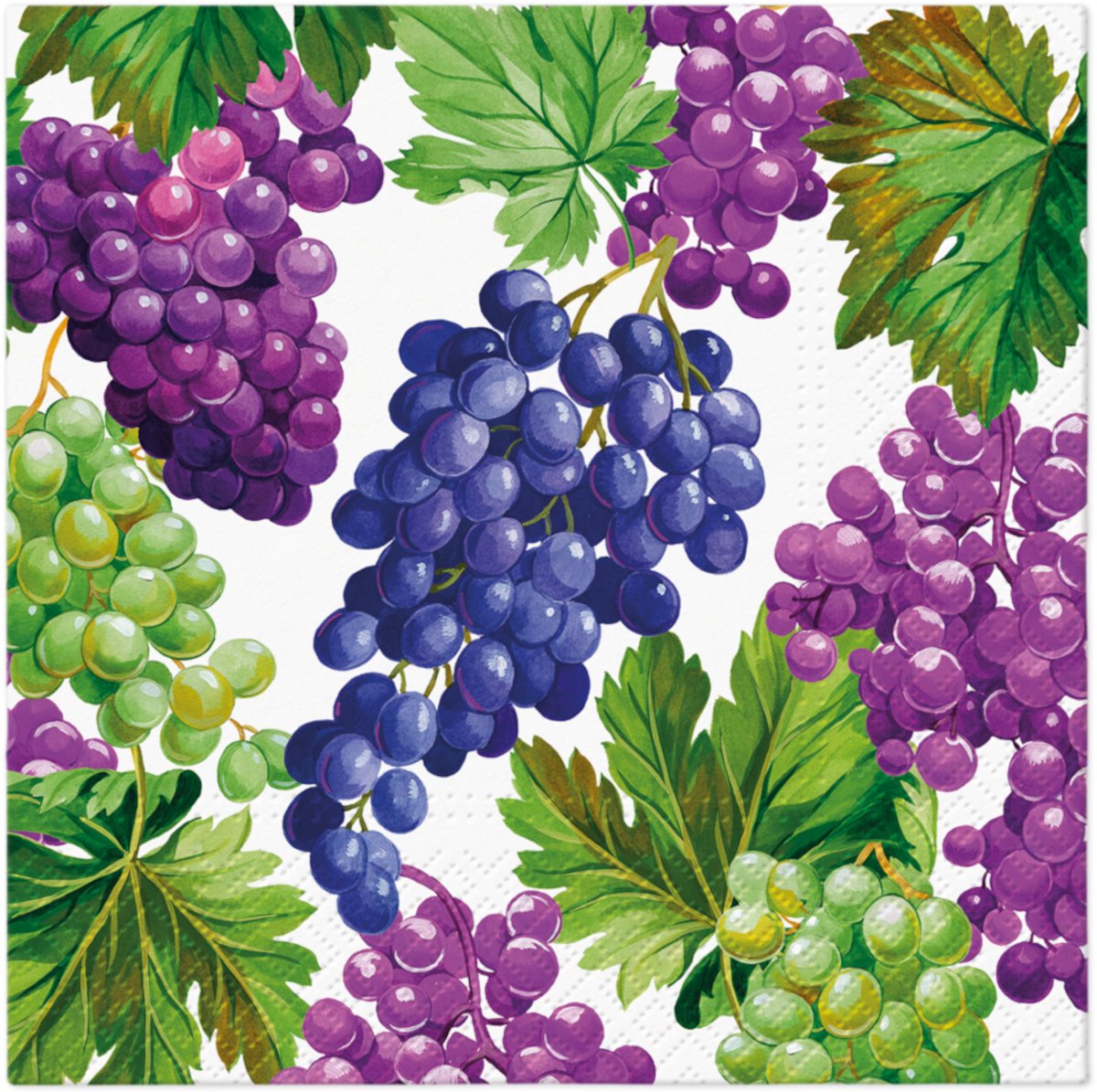 PAW Lunch servetten - Natural Grapes