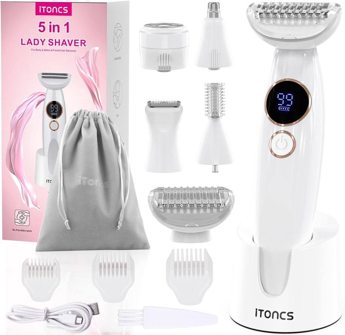 Epilator - Ladyshave - Epileerapparaat Dames Comfortabel