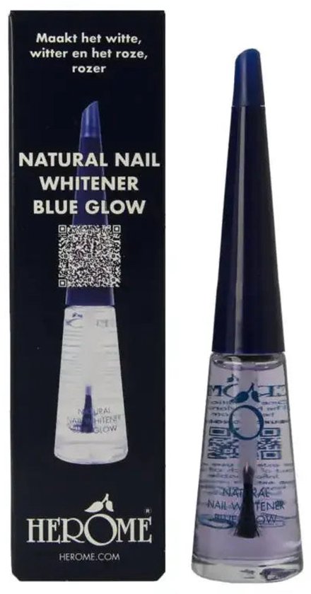 Herome Natural Nail Whitener Blue Glow Nagelverzorging - Camoufleert Verkleuringen - 1 Step French Manicure - 10ml