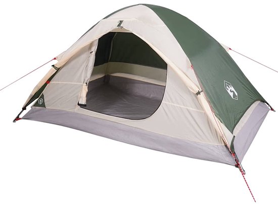 vidaXL - Tente dôme - 2 personnes - imperméable - vert
