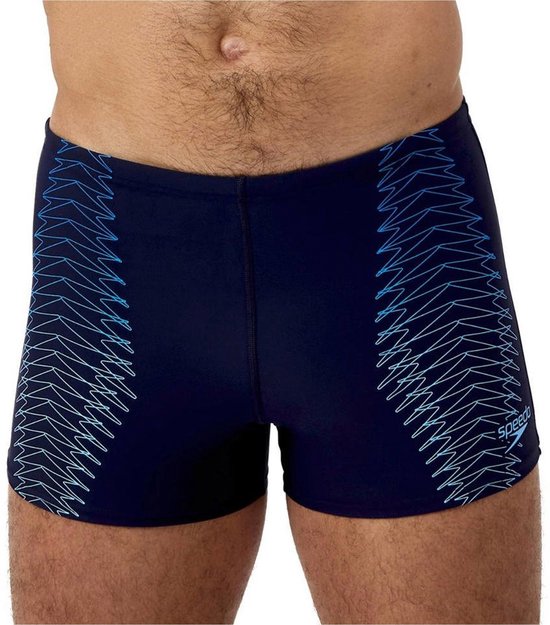 Maillot de bain sport Speedo Duo Logo Print Aquashort pour homme - Bleu Marine/ Blauw