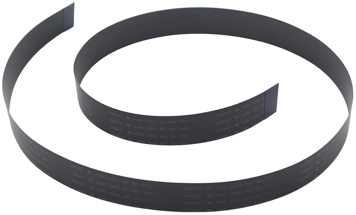 Flexibele Platte Kabel voor Raspberry Pi Camera Aansluiting - Zwart 60cm (10 Stuks)